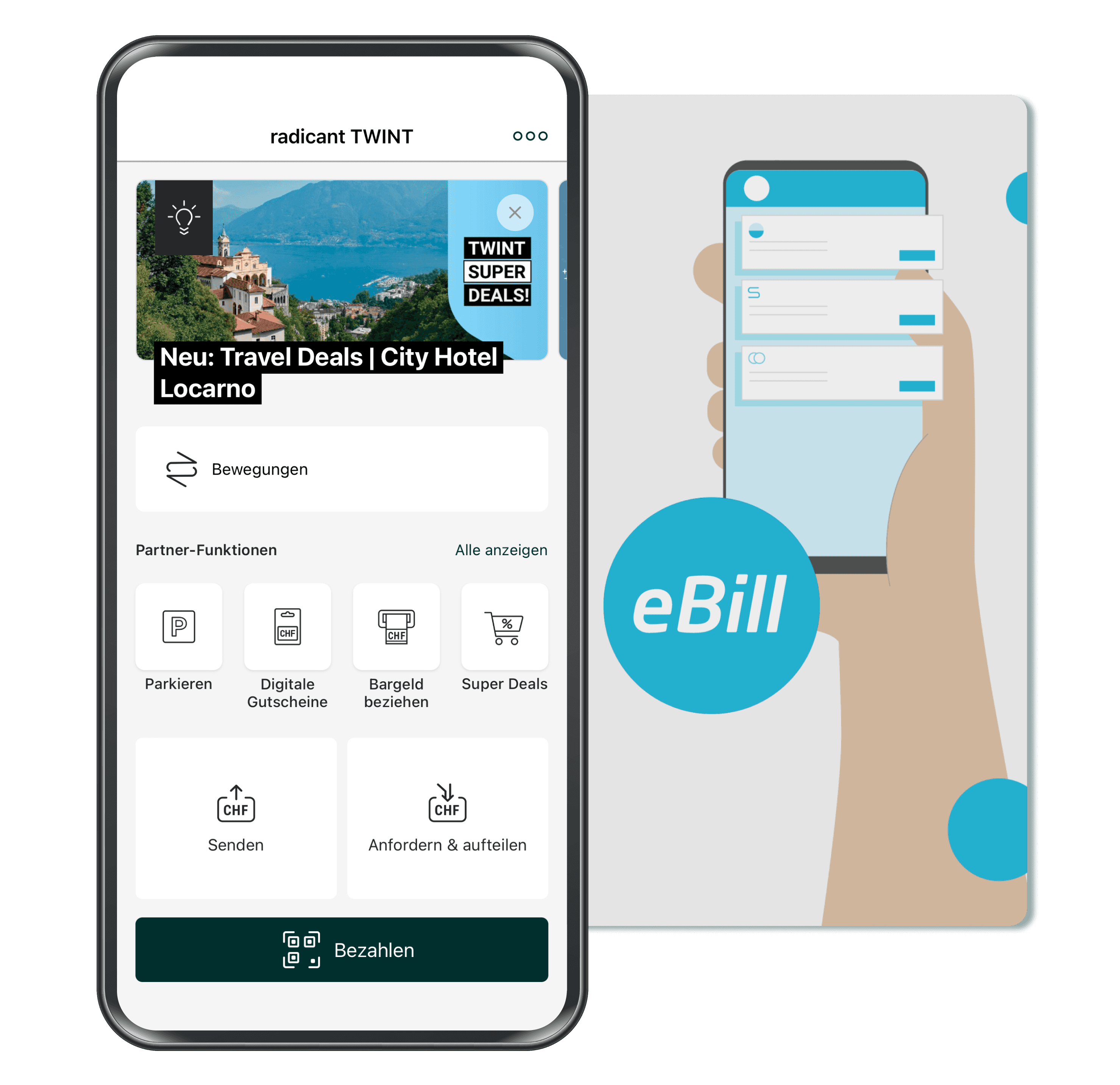  radicant, eBill und TWINT: Die einzigen Banking-Apps, die Du in der Schweiz fürs Online-Banking brauchst